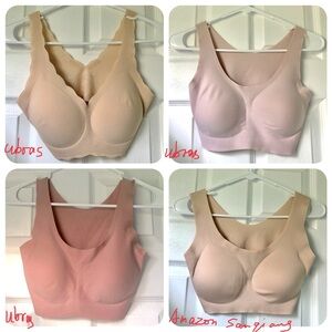 Seamless Wireless Bralettes lots of 4